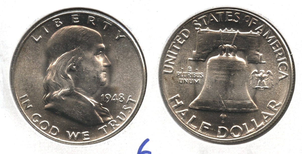 1948 Franklin Half Dollar MS-64 #b