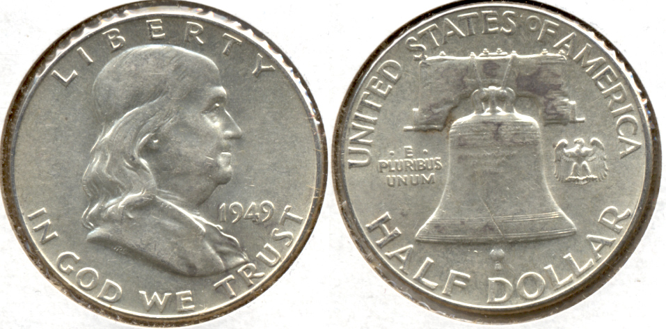 1949 Franklin Half Dollar AU-55 c