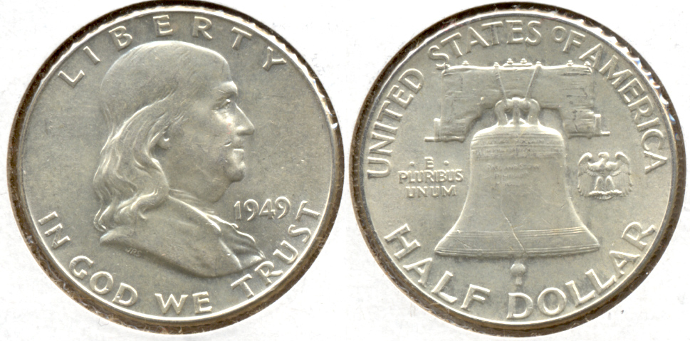 1949 Franklin Half Dollar AU-55 i