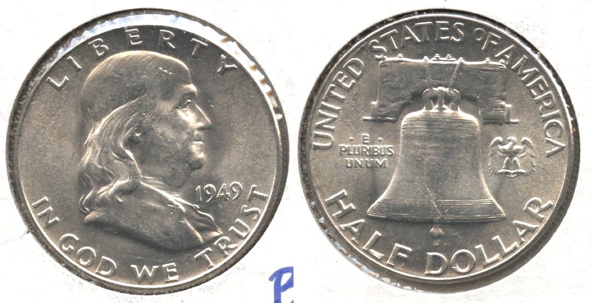 1949 Franklin Half Dollar MS-60 #f