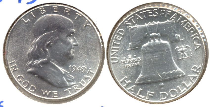 1949 Franklin Half Dollar MS-63 a
