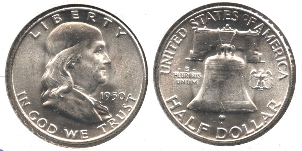 1950-D Franklin Half Dollar MS-63