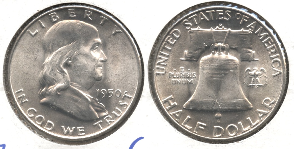 1950-D Franklin Half Dollar MS-63 #e