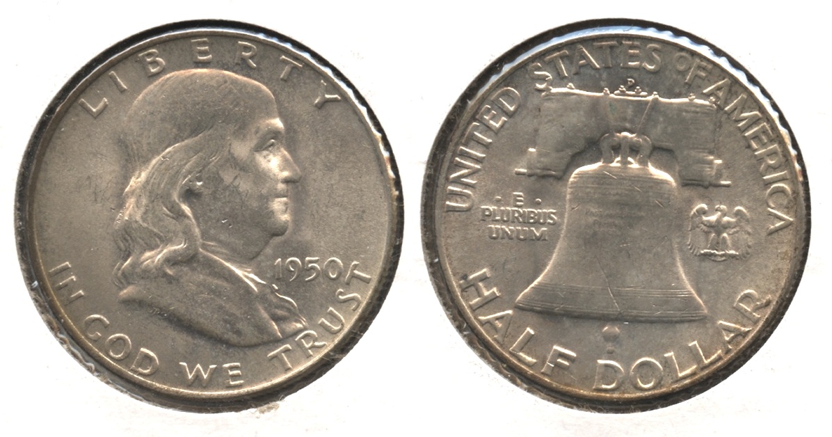 1950-D Franklin Half Dollar MS-63 #k