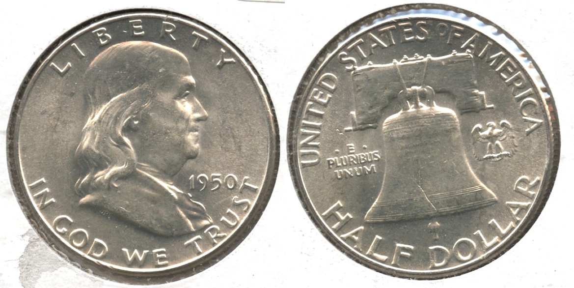 1950 Franklin Half Dollar MS-60 #c