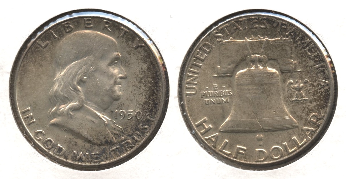 1950 Franklin Half Dollar MS-60 #e