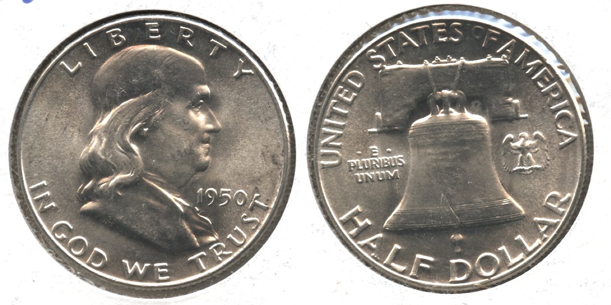 1950 Franklin Half Dollar MS-64 #a