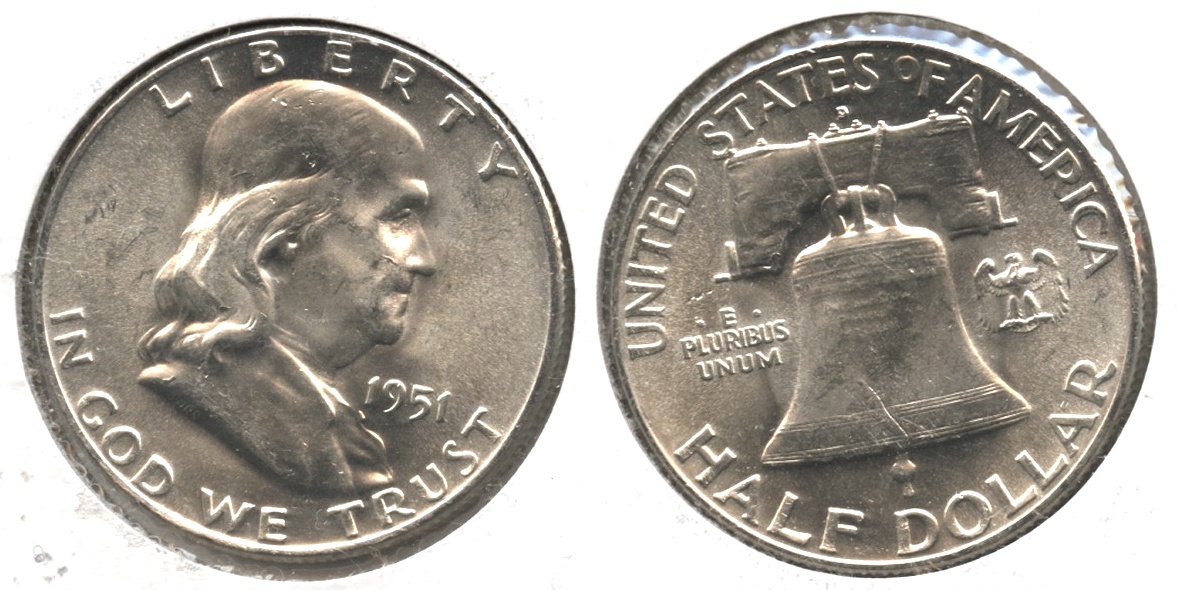 1951-D Franklin Half Dollar MS-63