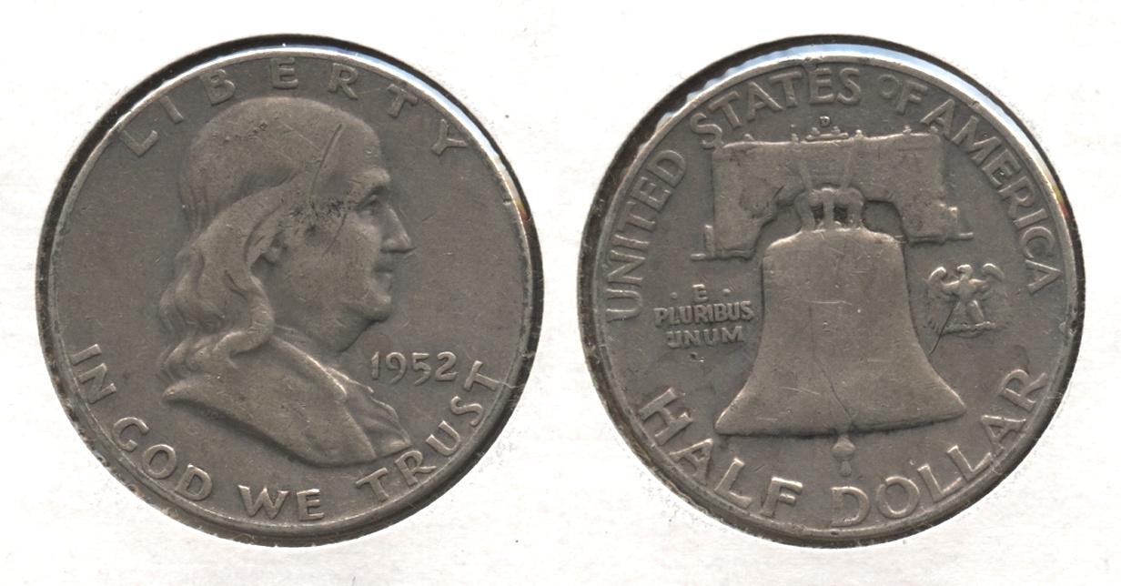 1952-D Franklin Half Dollar VG-8