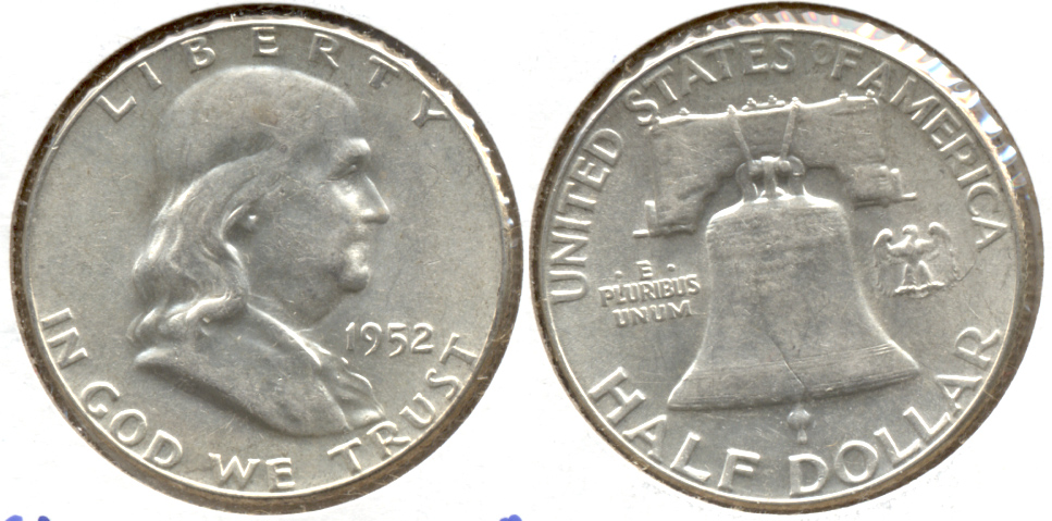 1952 Franklin Half Dollar AU-50 p