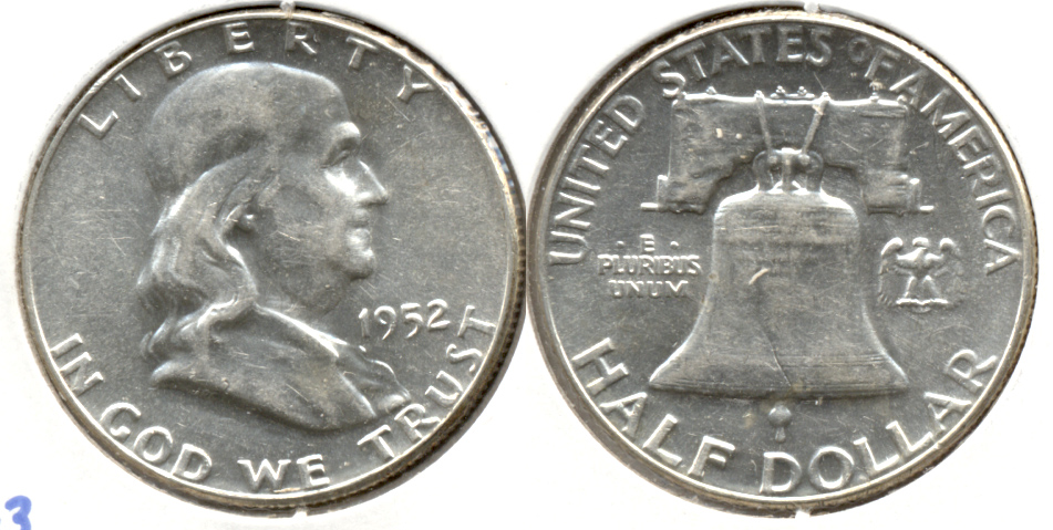 1952 Franklin Half Dollar AU-50 s