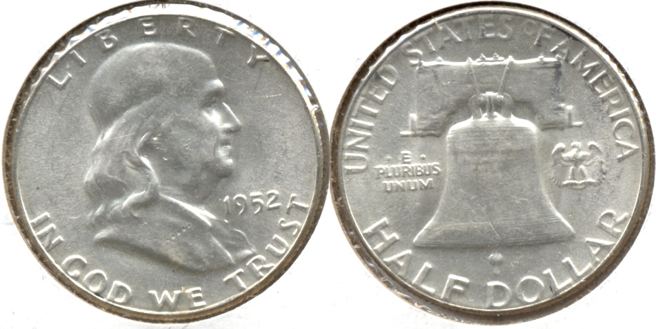 1952 Franklin Half Dollar AU-55 i