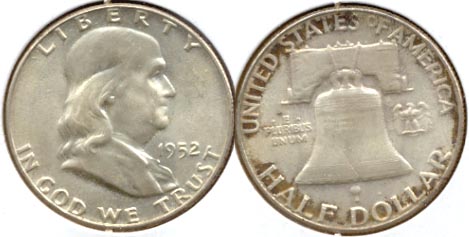 1952 Franklin Half Dollar MS-60