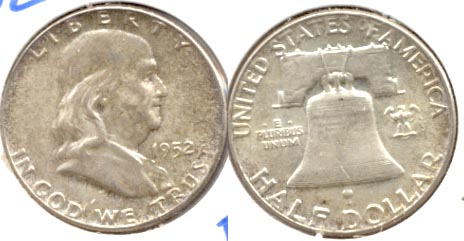 1952 Franklin Half Dollar MS-60 a