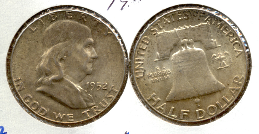 1952 Franklin Half Dollar MS-63