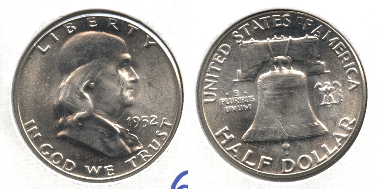 1952 Franklin Half Dollar MS-64 #f