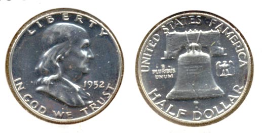 1952 Franklin Half Dollar Proof-65