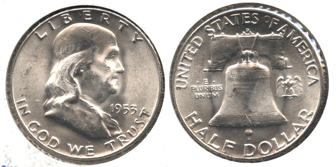 1953-D Franklin Half Dollar MS-63 #c