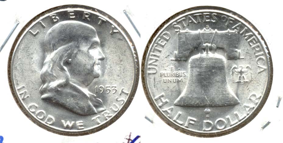 1953-S Franklin Half Dollar MS-63 b