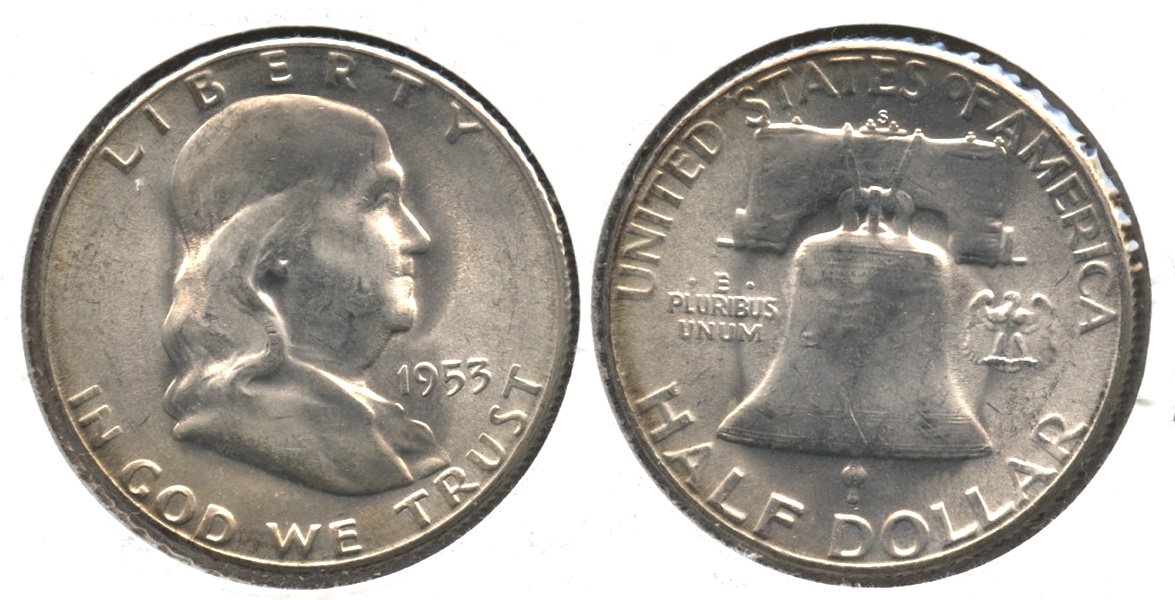 1953-S Franklin Half Dollar MS-64 #a