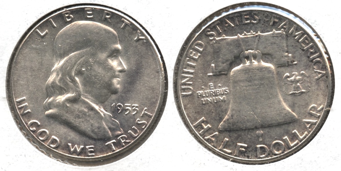 1953 Franklin Half Dollar MS-63 #d