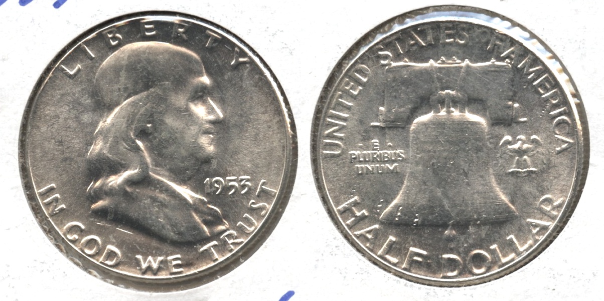 1953 Franklin Half Dollar MS-63 #e