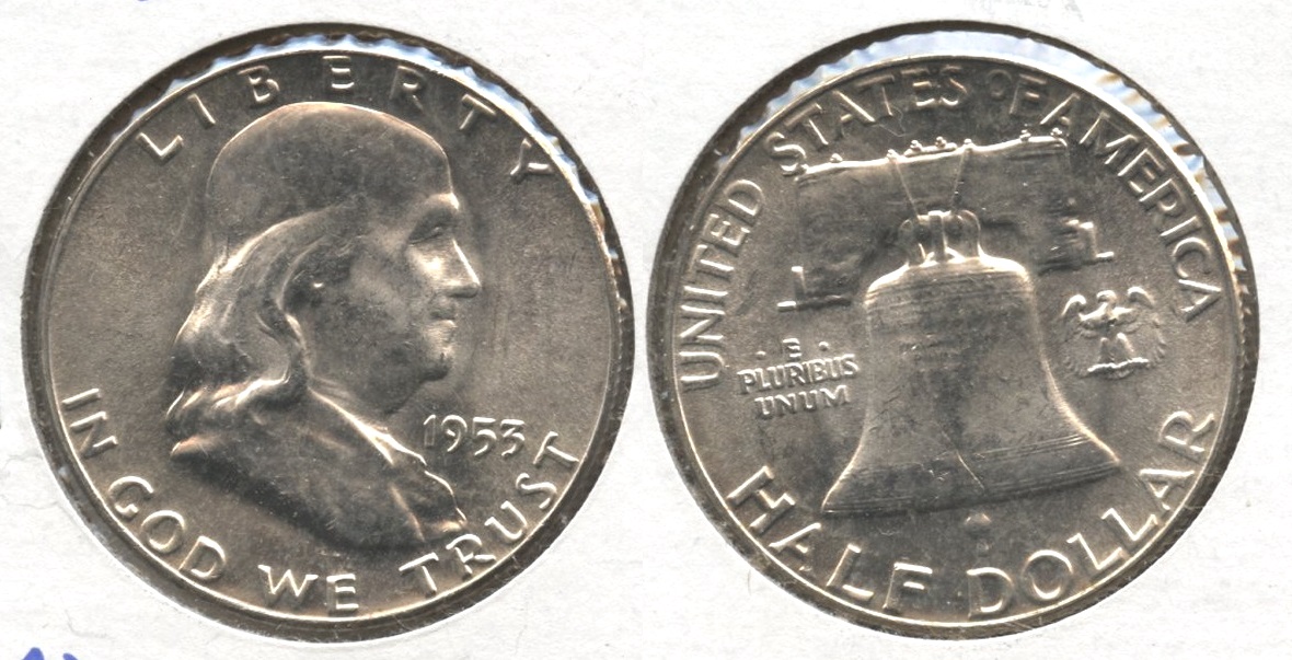 1953 Franklin Half Dollar MS-63 #f