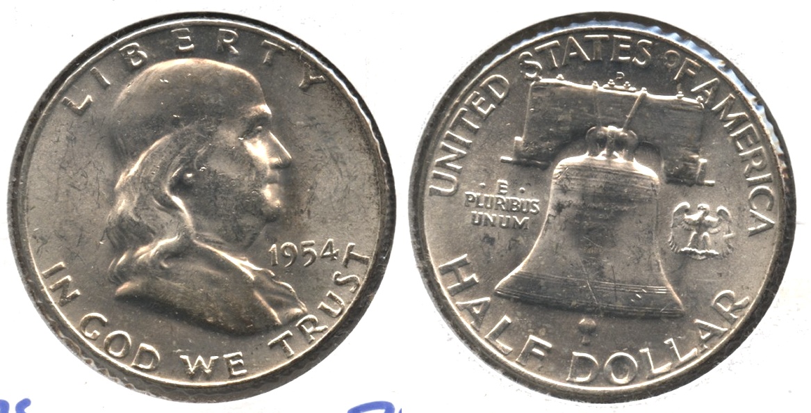 1954-D Franklin Half Dollar MS-60 #d