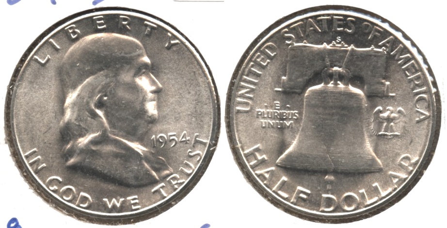 1954-S Franklin Half Dollar MS-65