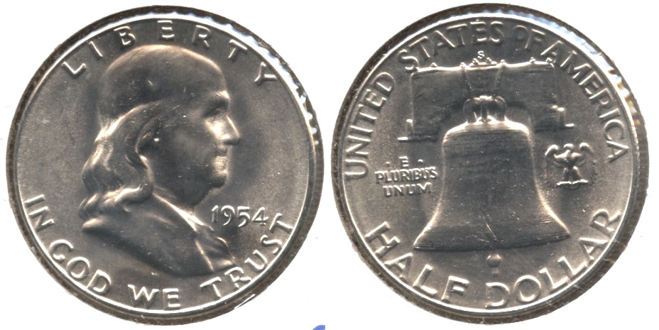 1954-S Franklin Half Dollar MS-65 #a