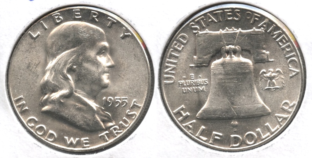 1955 Franklin Half Dollar MS-63