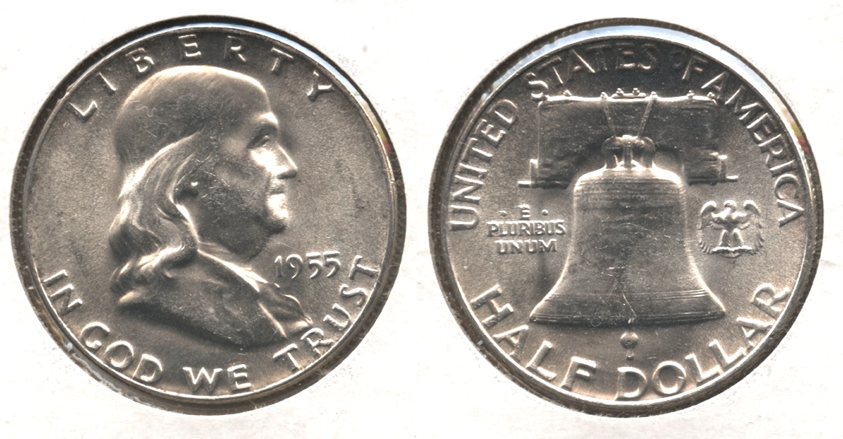 1955 Franklin Half Dollar MS-64 #k