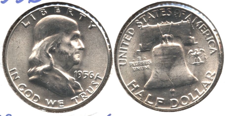 1956 Franklin Half Dollar MS-64
