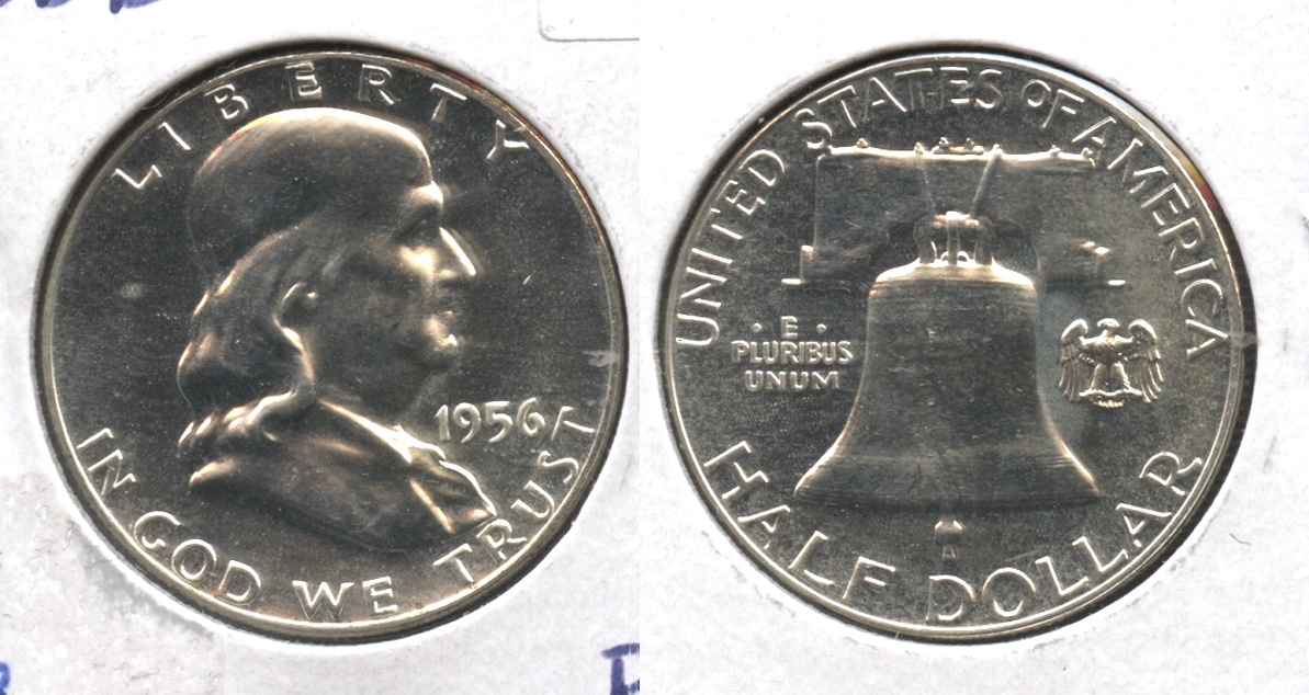 1956 Franklin Half Dollar Proof-65 #c