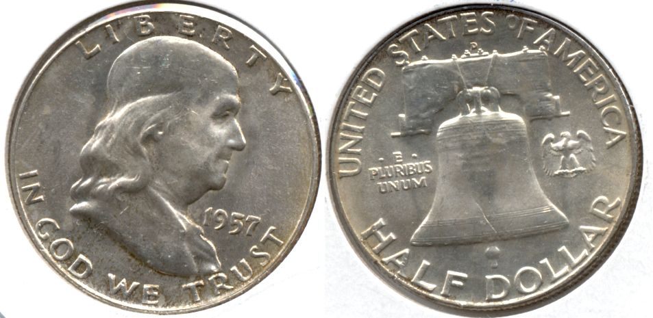 1957-D Franklin Half Dollar MS-63