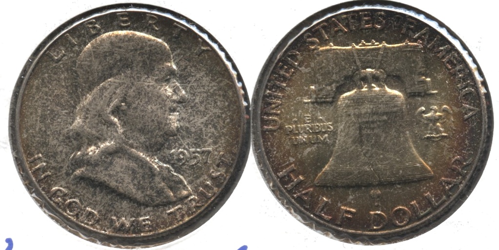 1957 Franklin Half Dollar MS-64