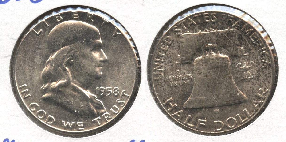 1958 Franklin Half Dollar MS-63 #a