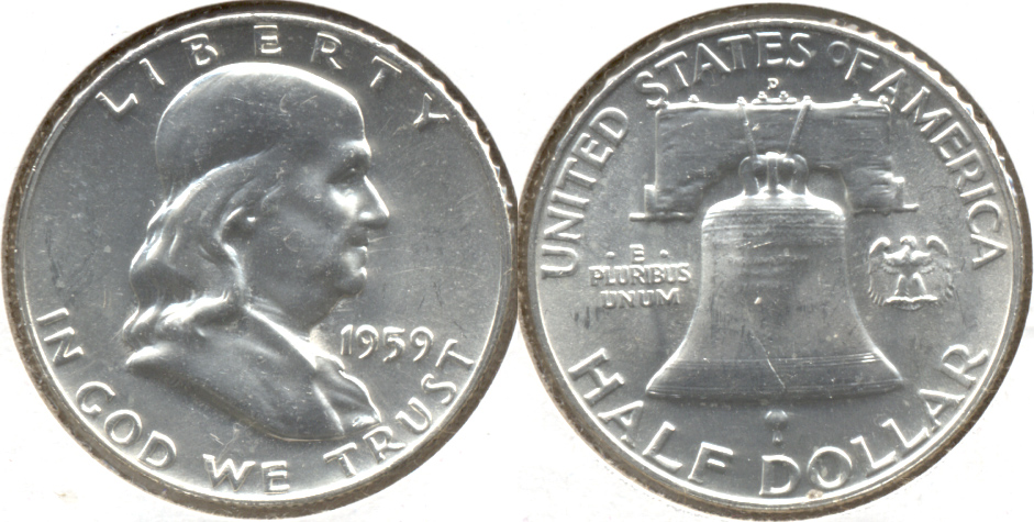 1959-D Franklin Half Dollar MS-63 b