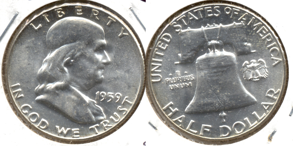1959 Franklin Half Dollar MS-63