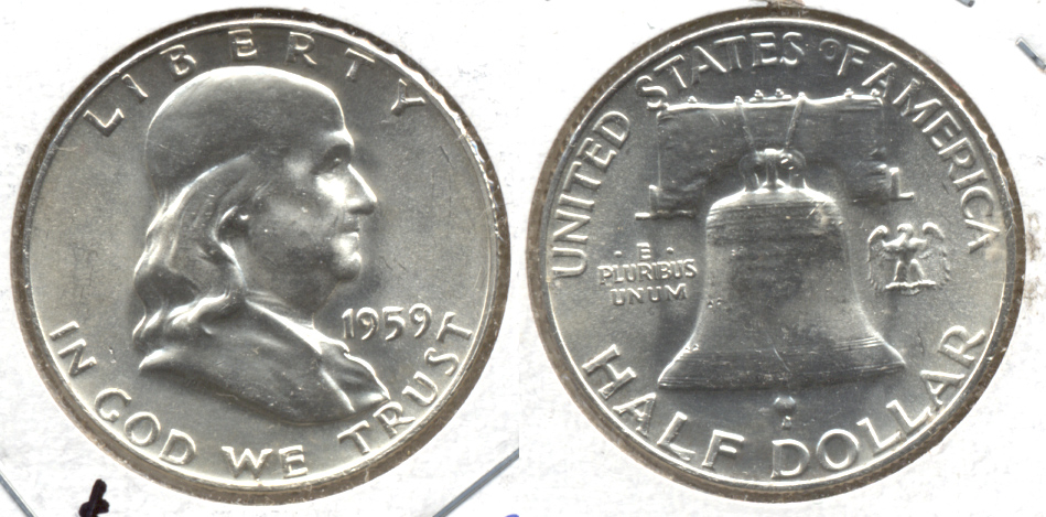 1959 Franklin Half Dollar MS-64
