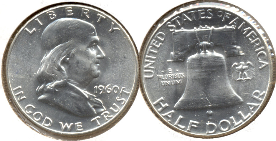 1960 Franklin Half Dollar MS-63 a