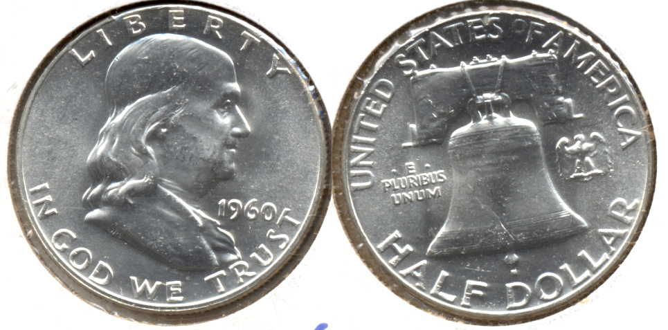 1960 Franklin Half Dollar MS-63 b