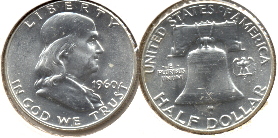 1960 Franklin Half Dollar MS-63 e