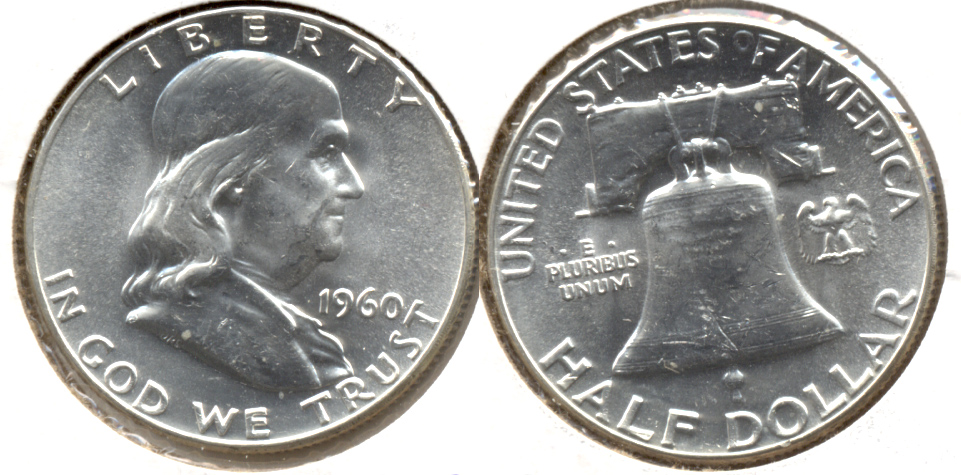 1960 Franklin Half Dollar MS-63 f