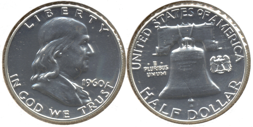 1960 Franklin Half Dollar Proof-63 c