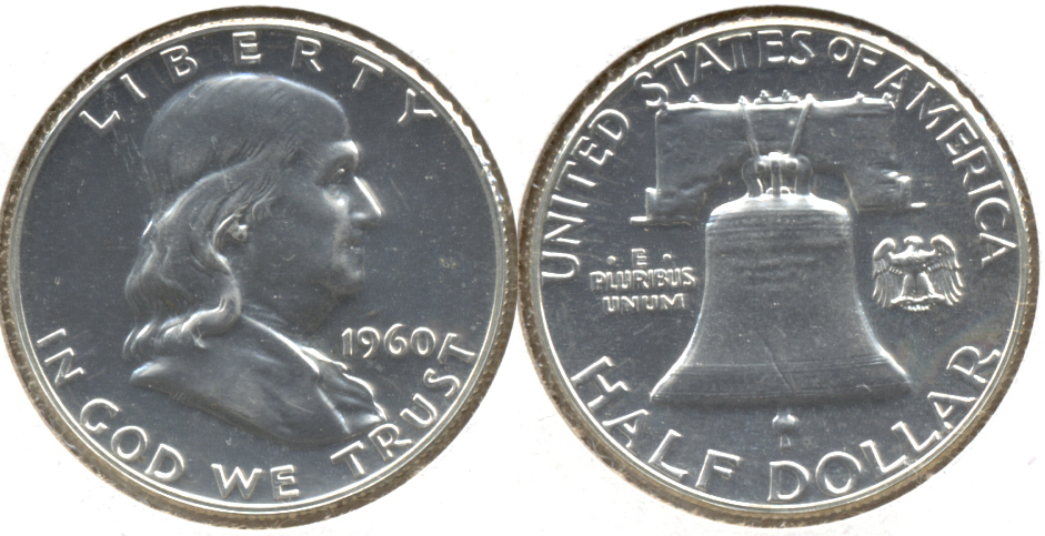 1960 Franklin Half Dollar Proof-65 a