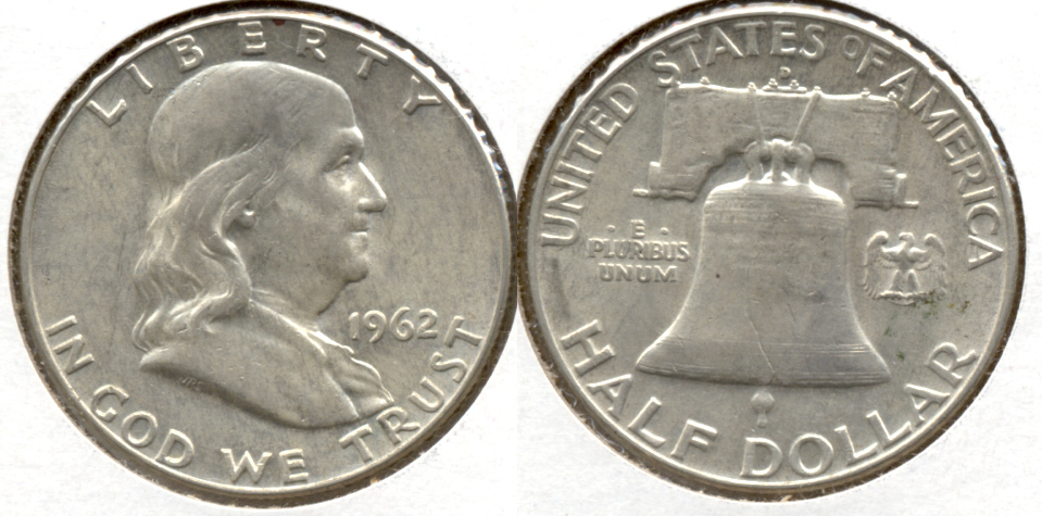 1962-D Franklin Half Dollar EF-40