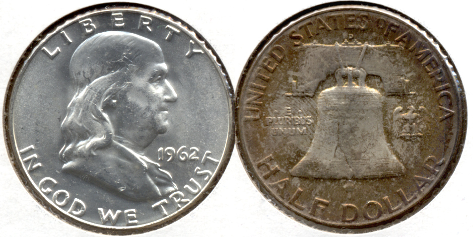 1962-D Franklin Half Dollar MS-60