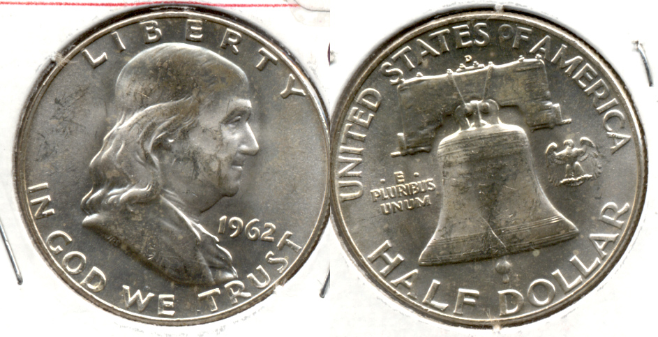 1962-D Franklin Half Dollar MS-60 l