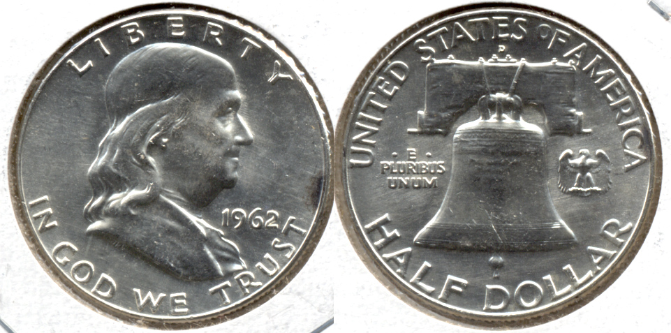 1962-D Franklin Half Dollar MS-63 a